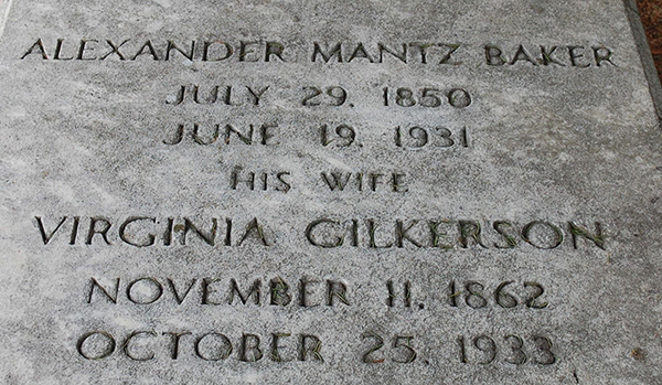 Brother's grave stone